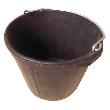 Master Rancher Master Rancher MR8QR-BUCK-BLK 8 Quart Rubber Bucket 175947